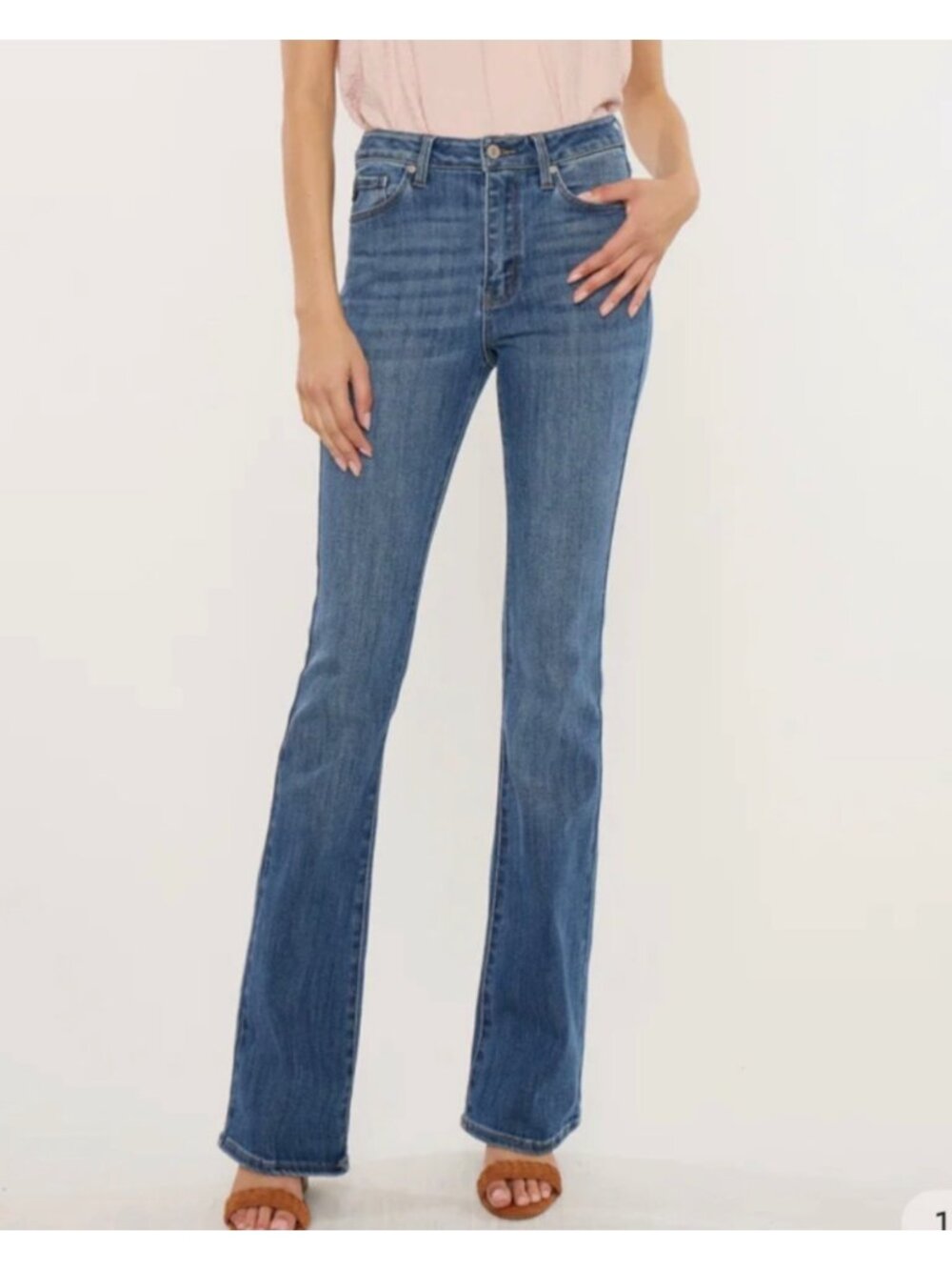 KanCan Baby Bootcut Denim Jean 5/26 Streetwear Office Business Casual